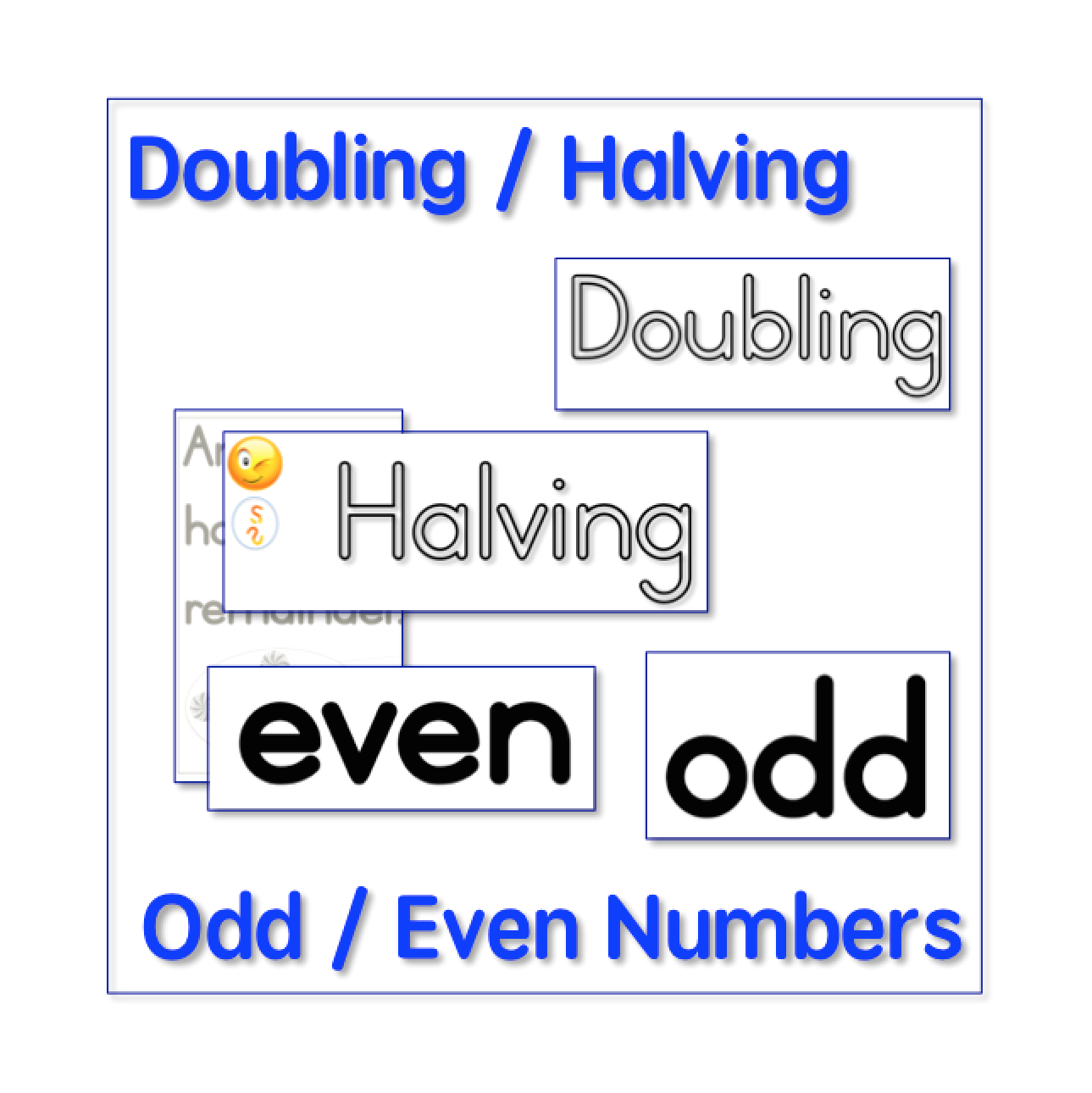 Halving Doubling Odd Even Numbers Teacha 
