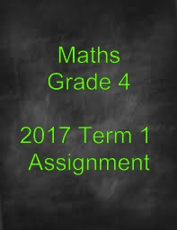 grade 4 maths assignment term 2