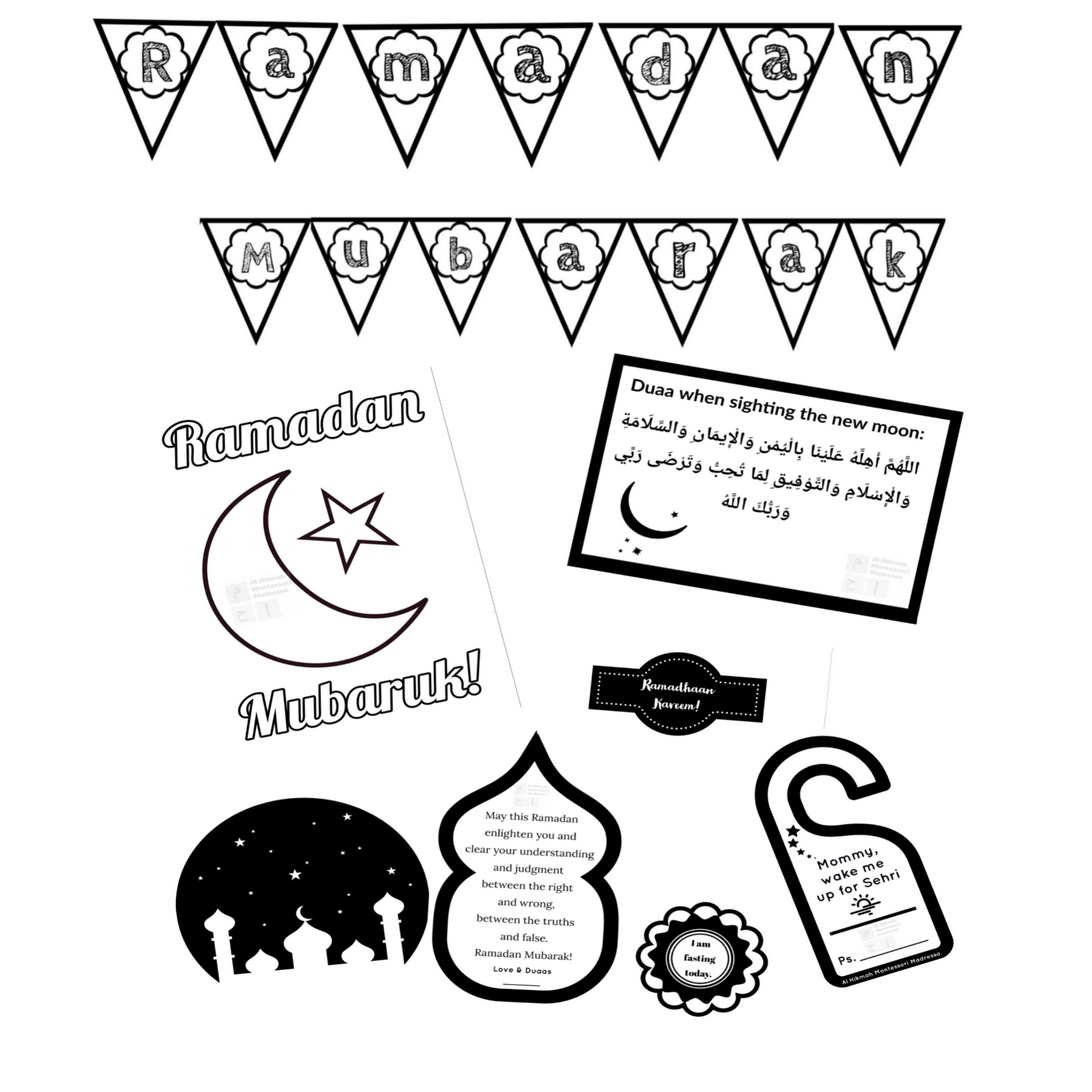 Ramadan Printables - Teacha!