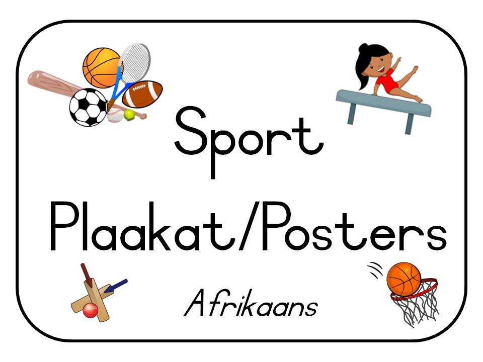 essay about sports in afrikaans