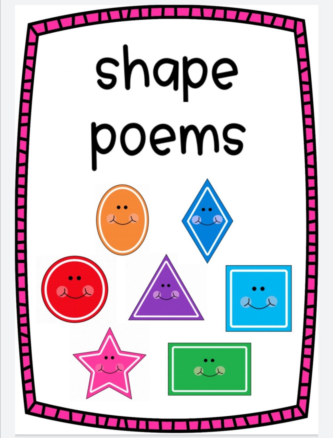 Templates For Shape Poems