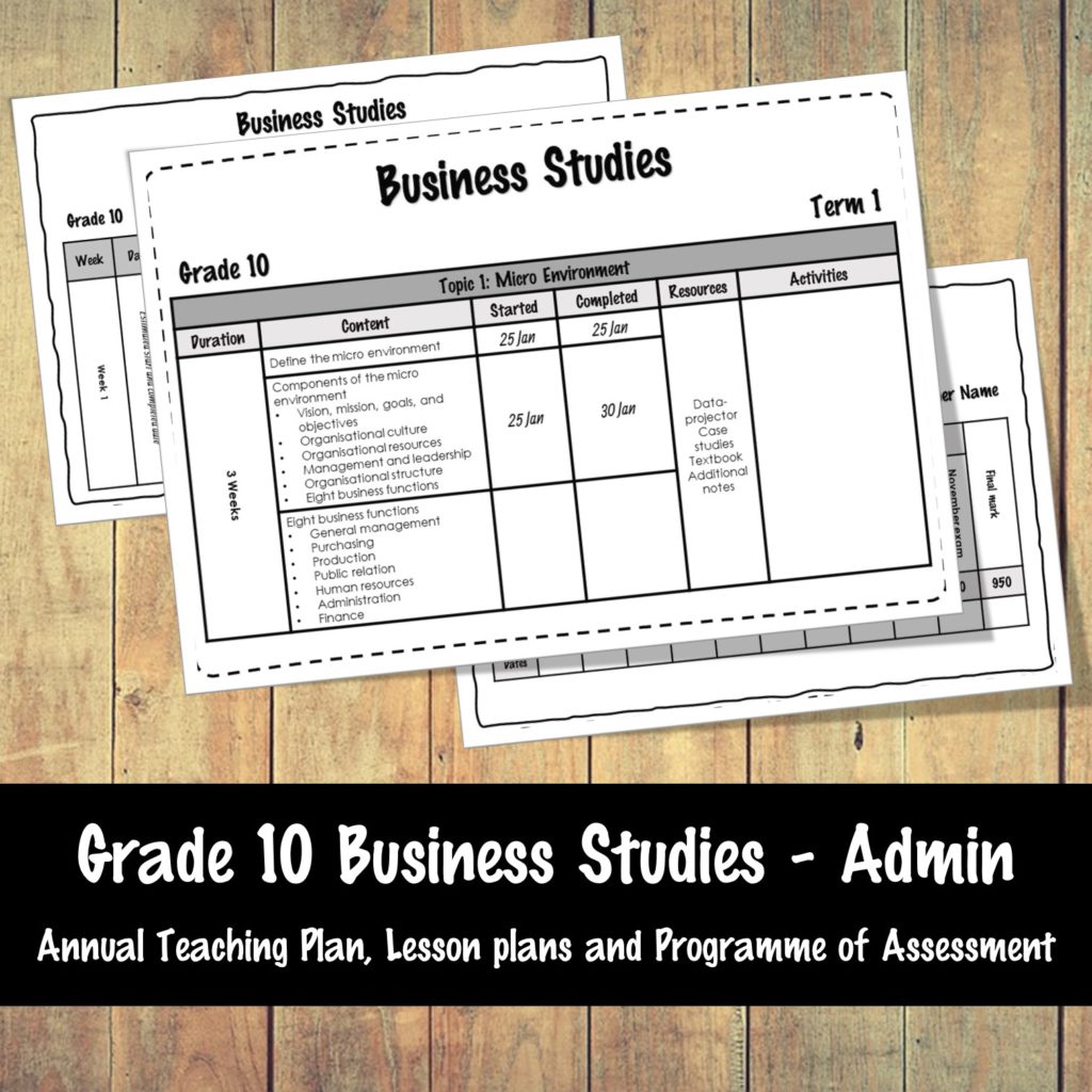 business studies grade 10 essays pdf term 4