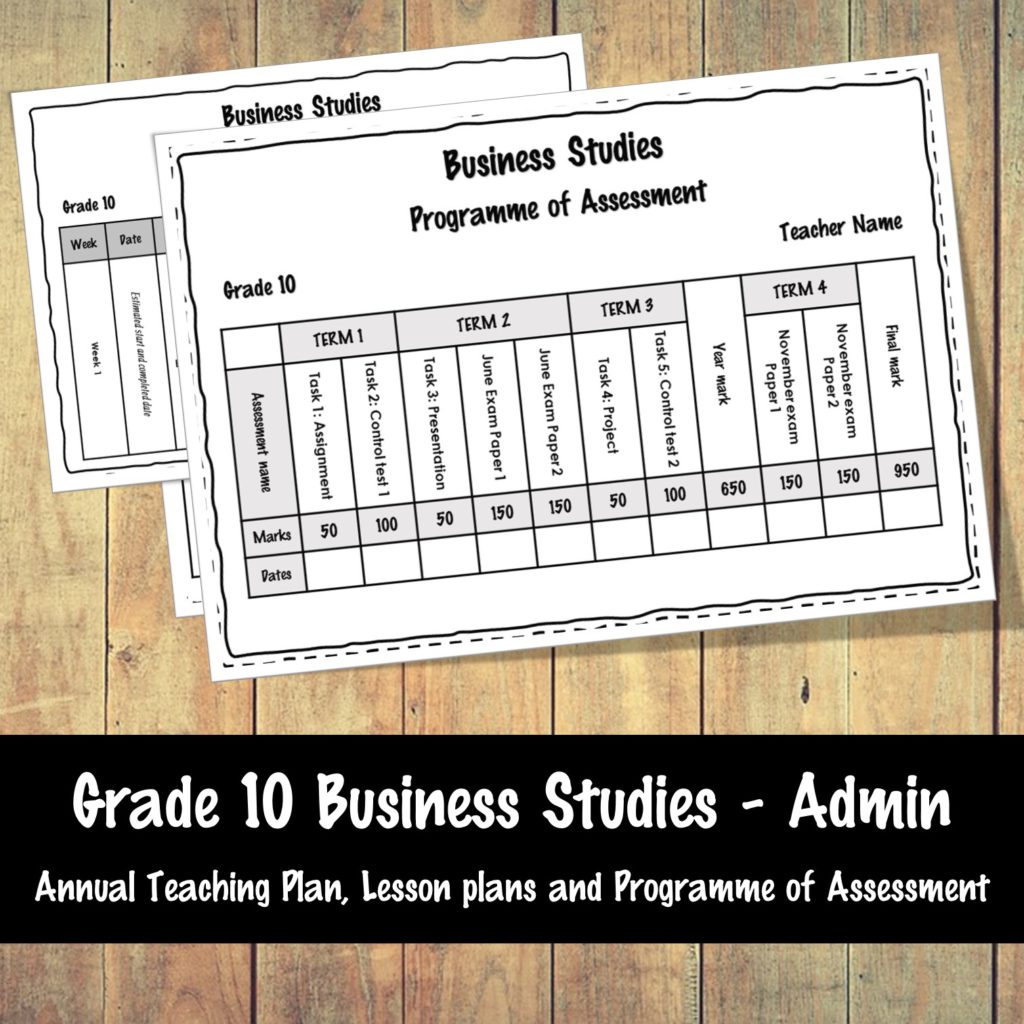 presentation of business information grade 10 business studies notes