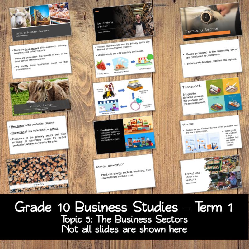 business presentation grade 10