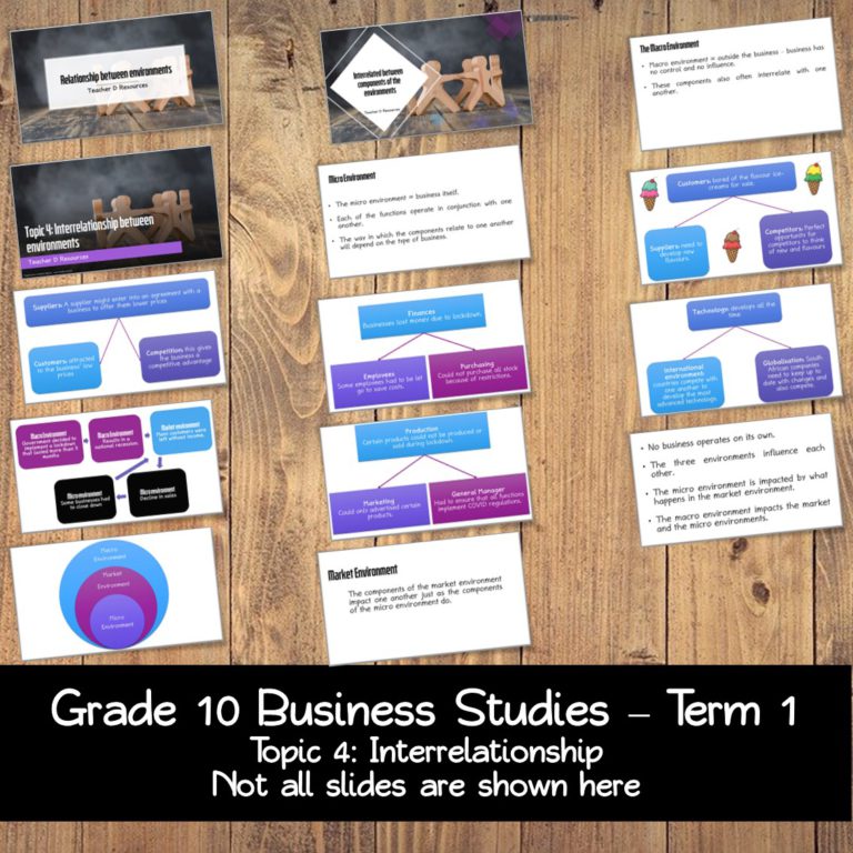 presentation of business information grade 10 business studies