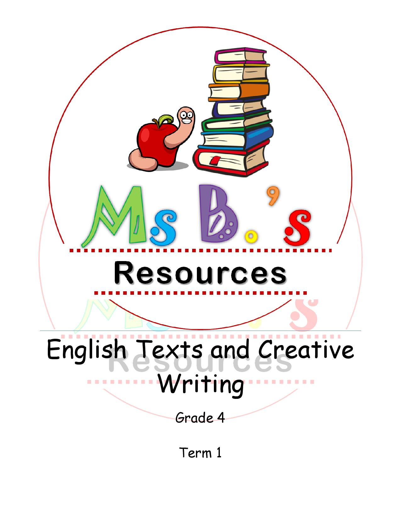 Grade 25 English HL Reading Comprehension Texts and Creative
