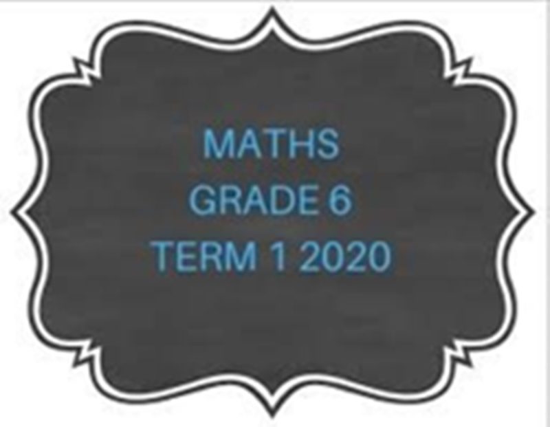 maths assignment grade 6 term 1