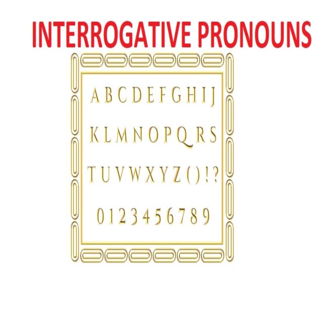 Interrogative Pronouns Worksheet 6th Grade